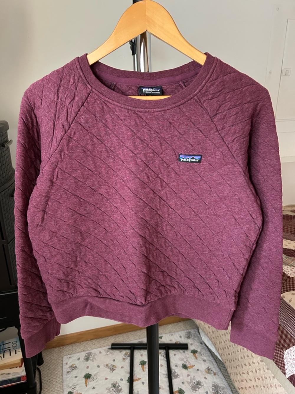 Patagonia Organic Cotton Quilt Crew Sweatshirt Women’s Medium
